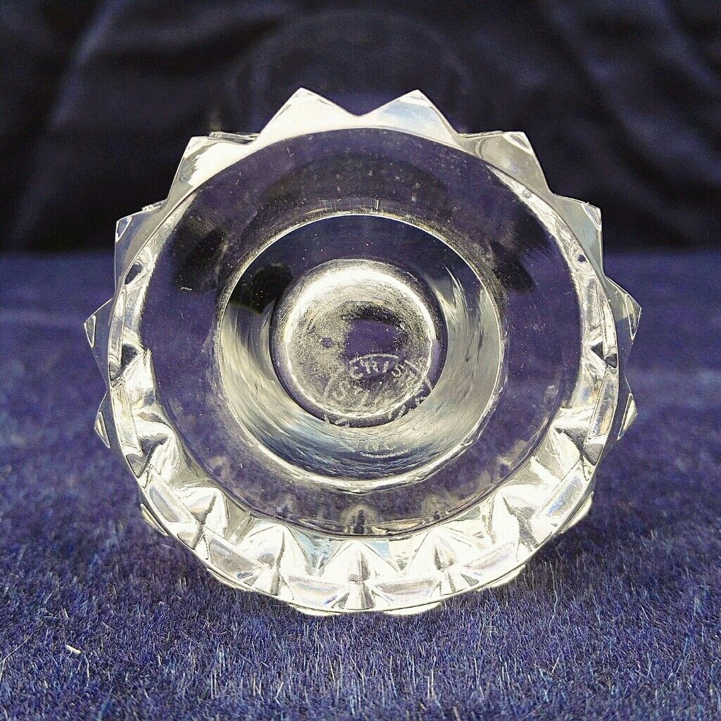 Crystal aperitif glass Saint Louis diamond model