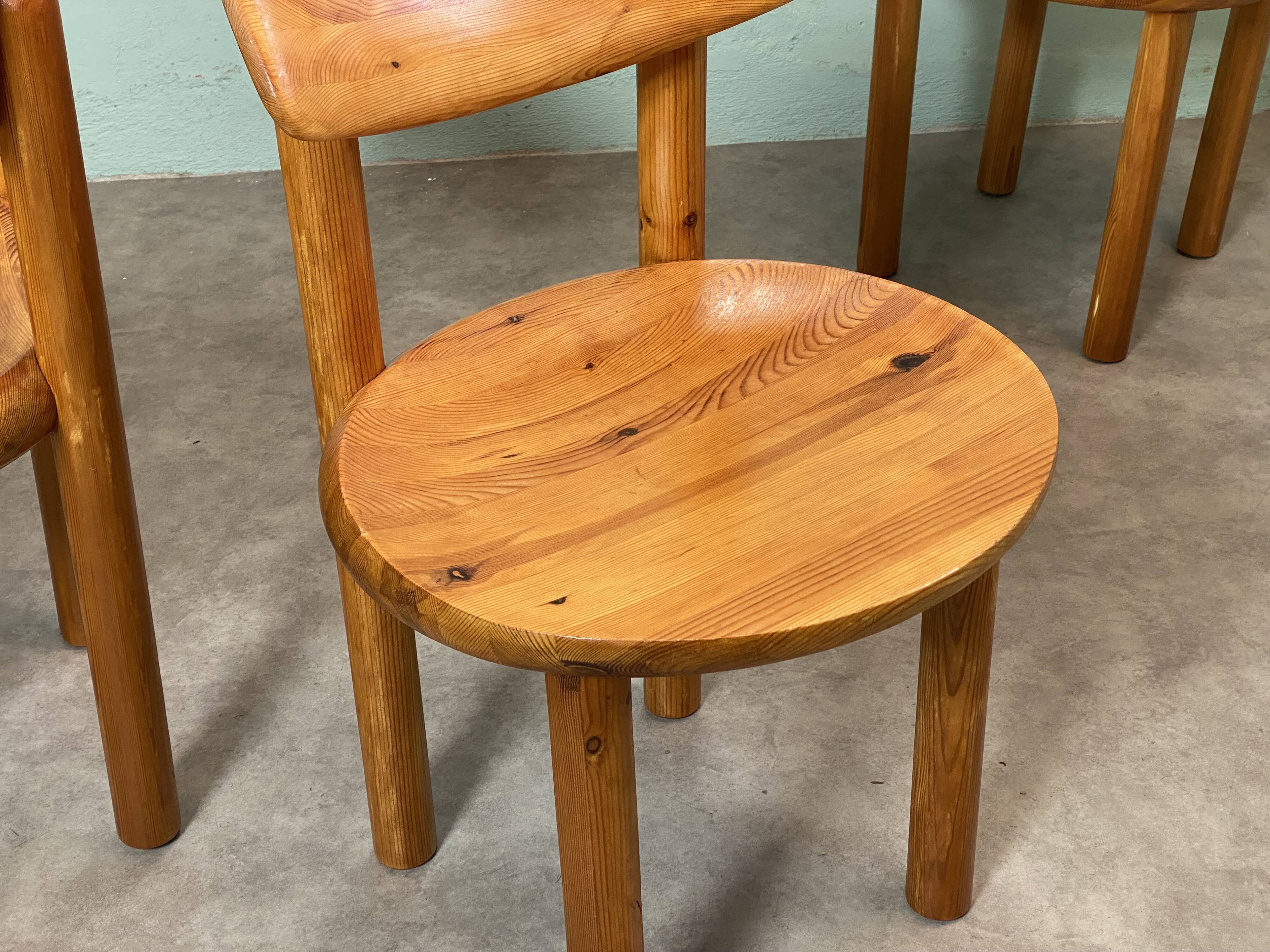 Table et chaises de Rainer Daumiller design scandinave des années 70