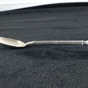 12 small spoons in silver massive 19th round a russian