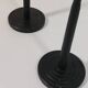 A pair of beautiful and exquisite vintage wrought iron candlesticks from the mid-century.