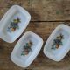 Raviers containers Arcopal Fruits old Lot of 3