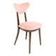 Pink Heart Mid-Century Cotton Velvet Chair, Europe, 1960s