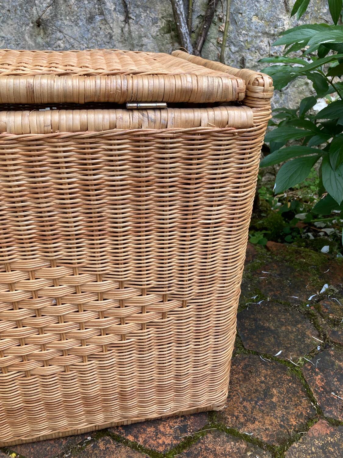 Vintage wicker chest