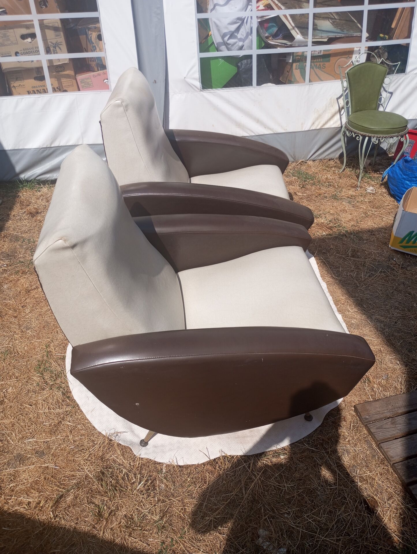 Paire du Fauteuil vintage