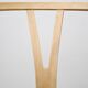 Set of six 'Wishbone chair' model chairs by Hans J. Wegner with leather cushions