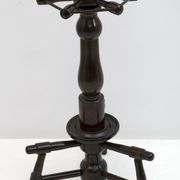 Mid-Century Modern Italian Walnut Floor Coat Hanger with Umbrella Stand, 50