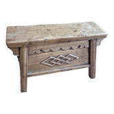 Petit tabouret asiatique tiroirs