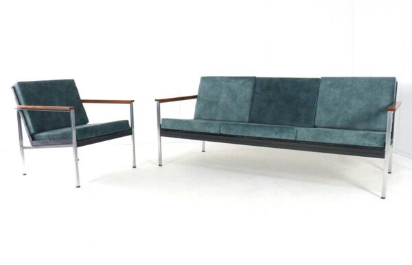 Coen de Vries pour le canapé Gispen modèle 1741 - design néerlandais moderne du milieu du siècle.