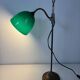 Vintage 1900 desk lamp in nickel-plated brass celadon - 52 cm
