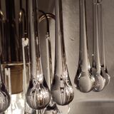 Wall lamp "Venini" of crystals. Italy 1970s