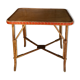Side table in rattan