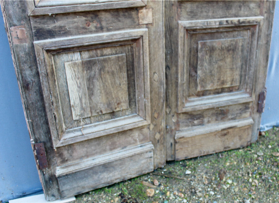 Pair of 19th-century oak doors