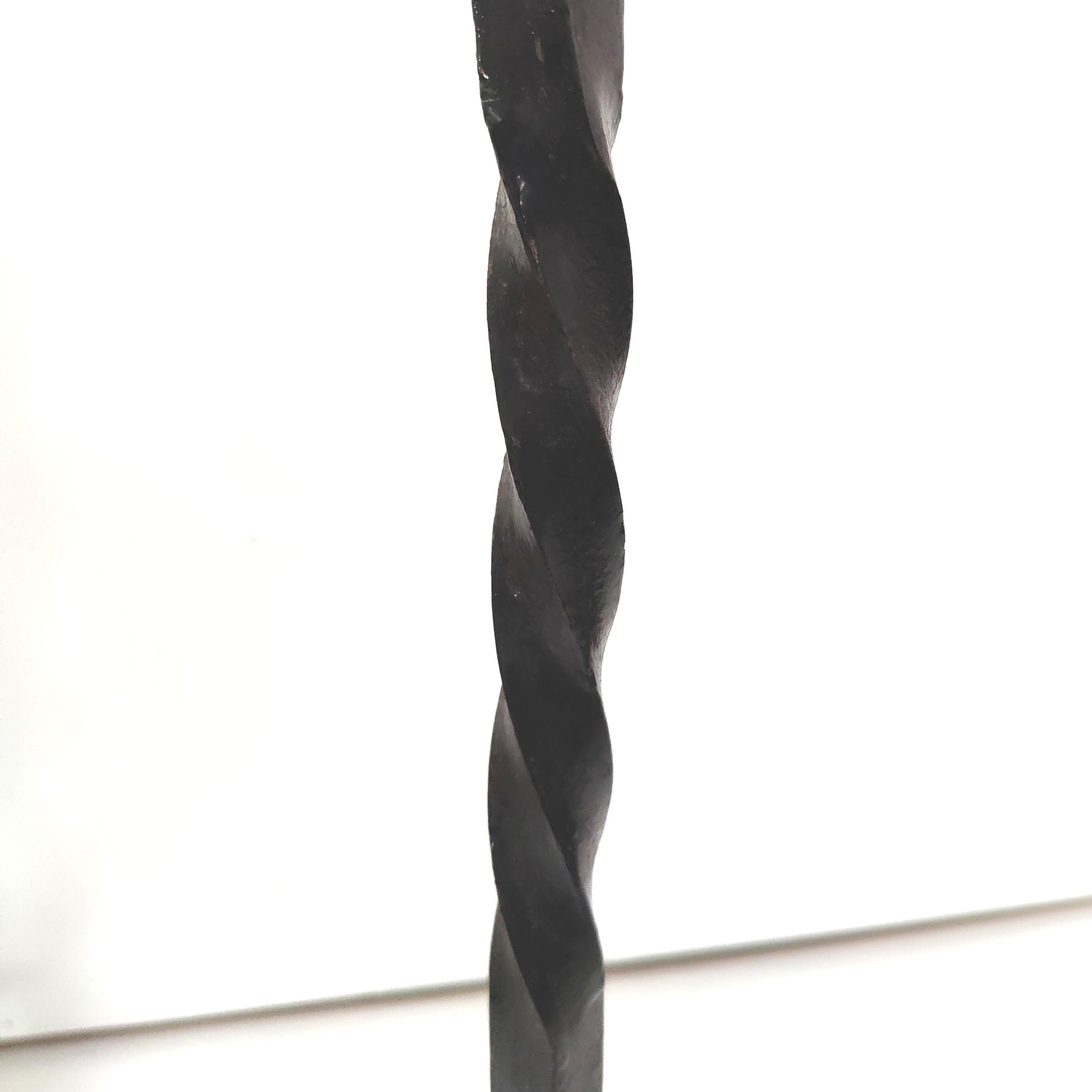 Candlestick pique candle 1950 metal and brass height 124cm