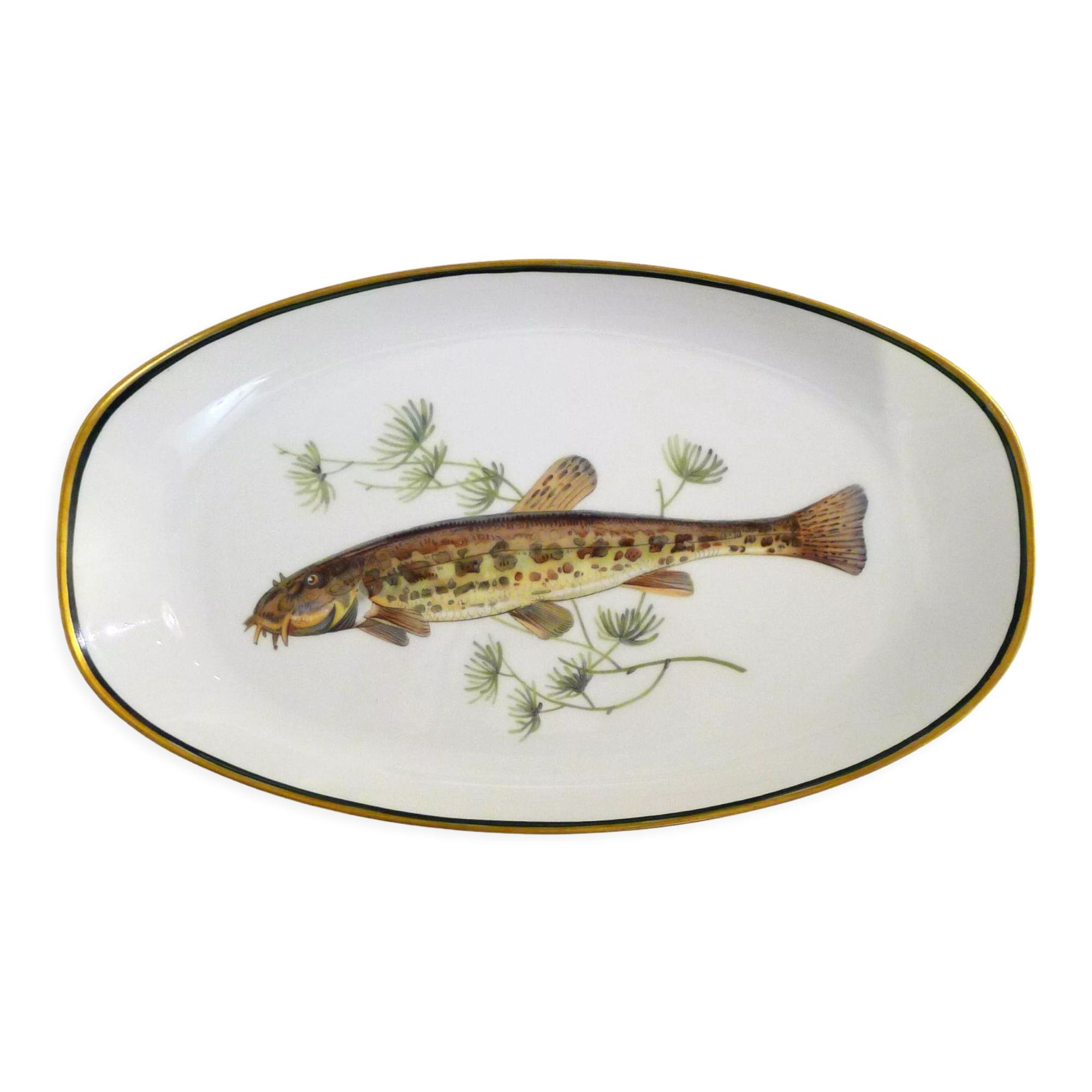 Porcelain fish dish