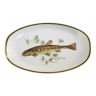 Plat poisson porcelaine