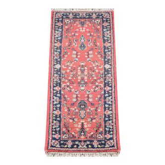 Tapis d'orient indo:persan 0.67 x 1.85 m