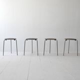 Set of 4 industrial stools