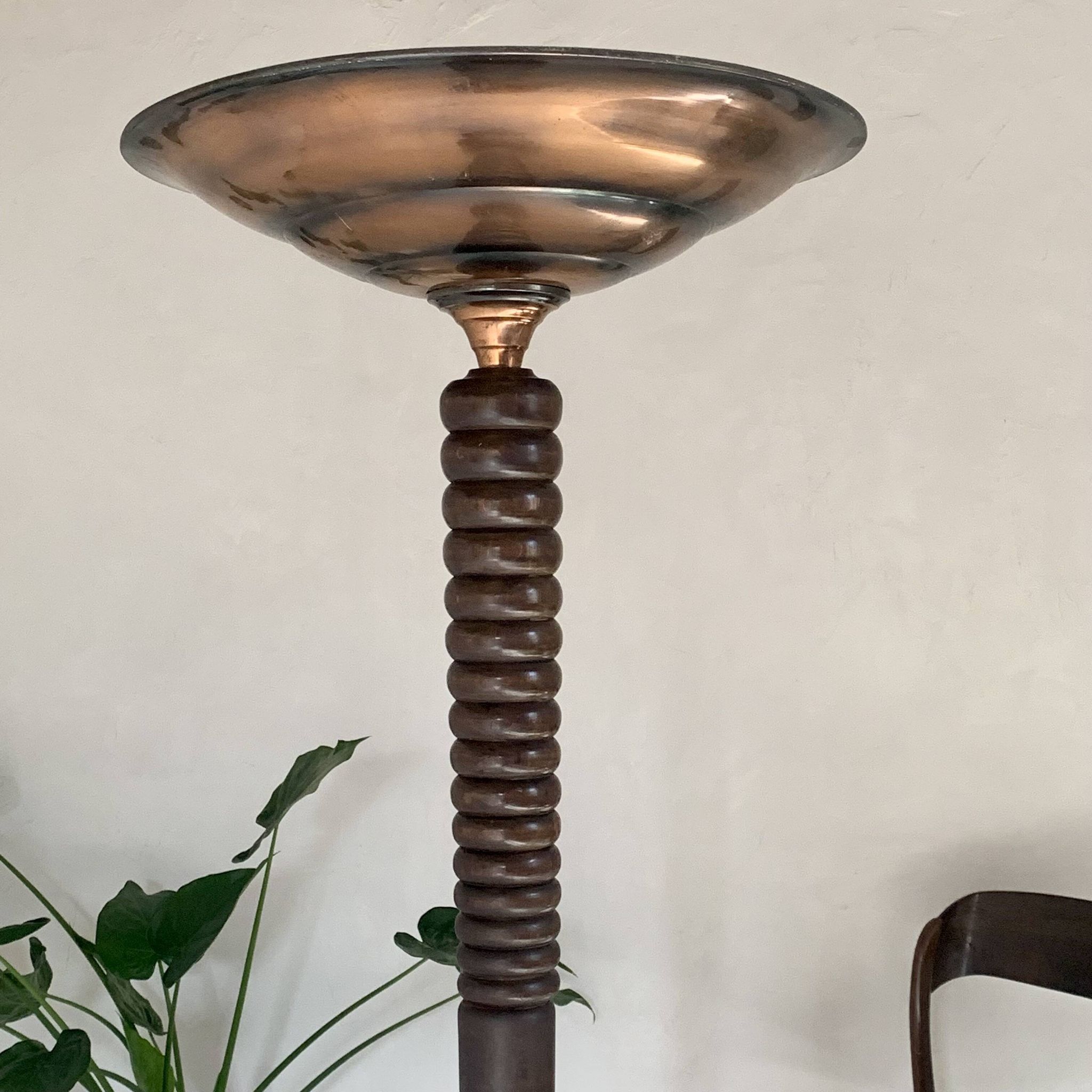 Vintage Art Deco Floor Lamp 1940