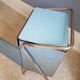 Pair of metal bedside tables and shelves formica years 60 in their juice