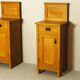 Pair of Bedside Tables. Folk art, Bohemia 1920