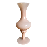 Vase soliflore en opaline rose