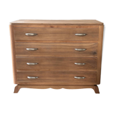 Solid walnut chest of drawers
