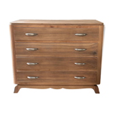 Solid walnut chest of drawers