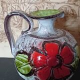 Vintage floral pitcher