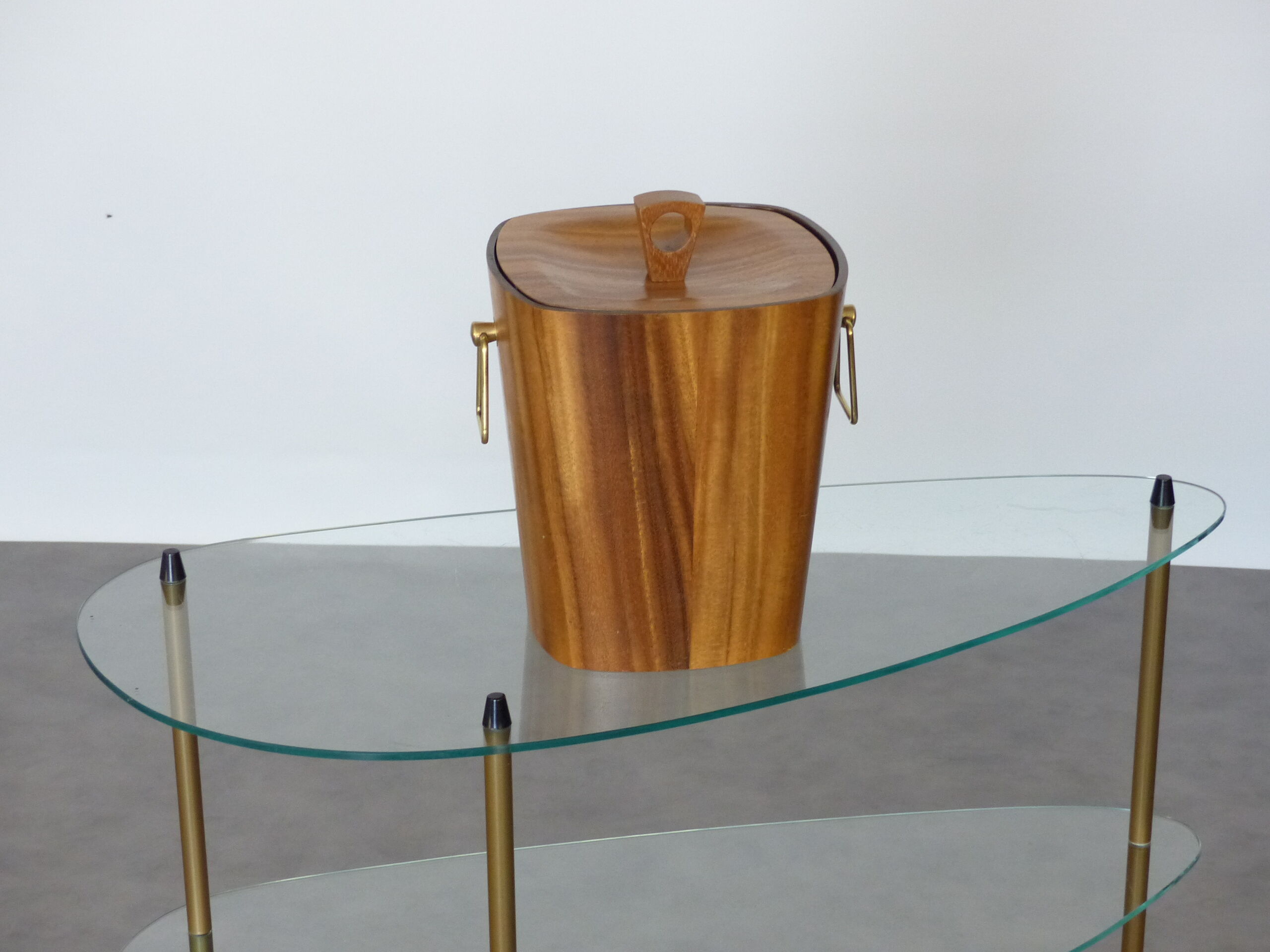 Teak champagne bucket