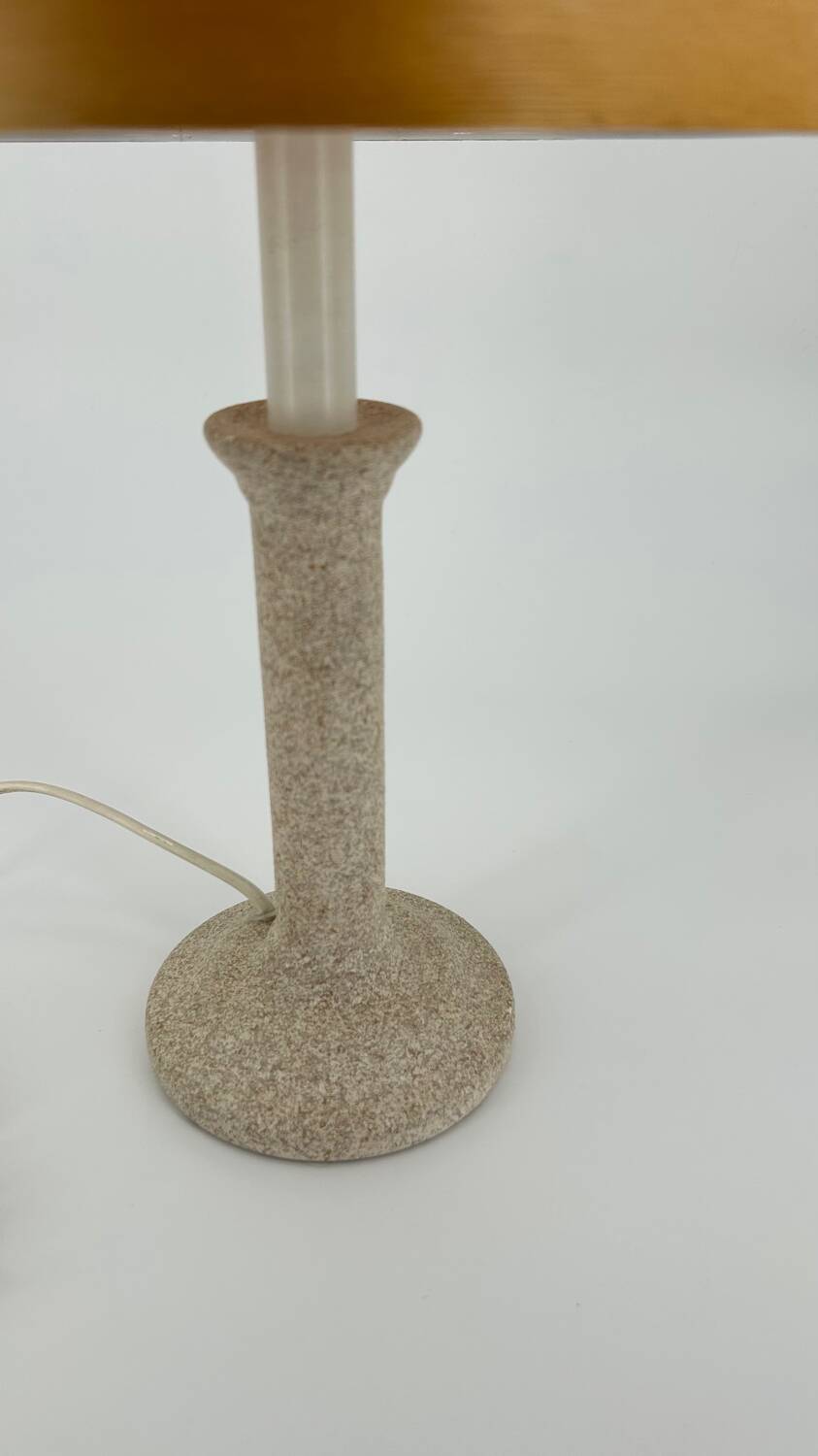 Lampe et abat-jour en bois clair