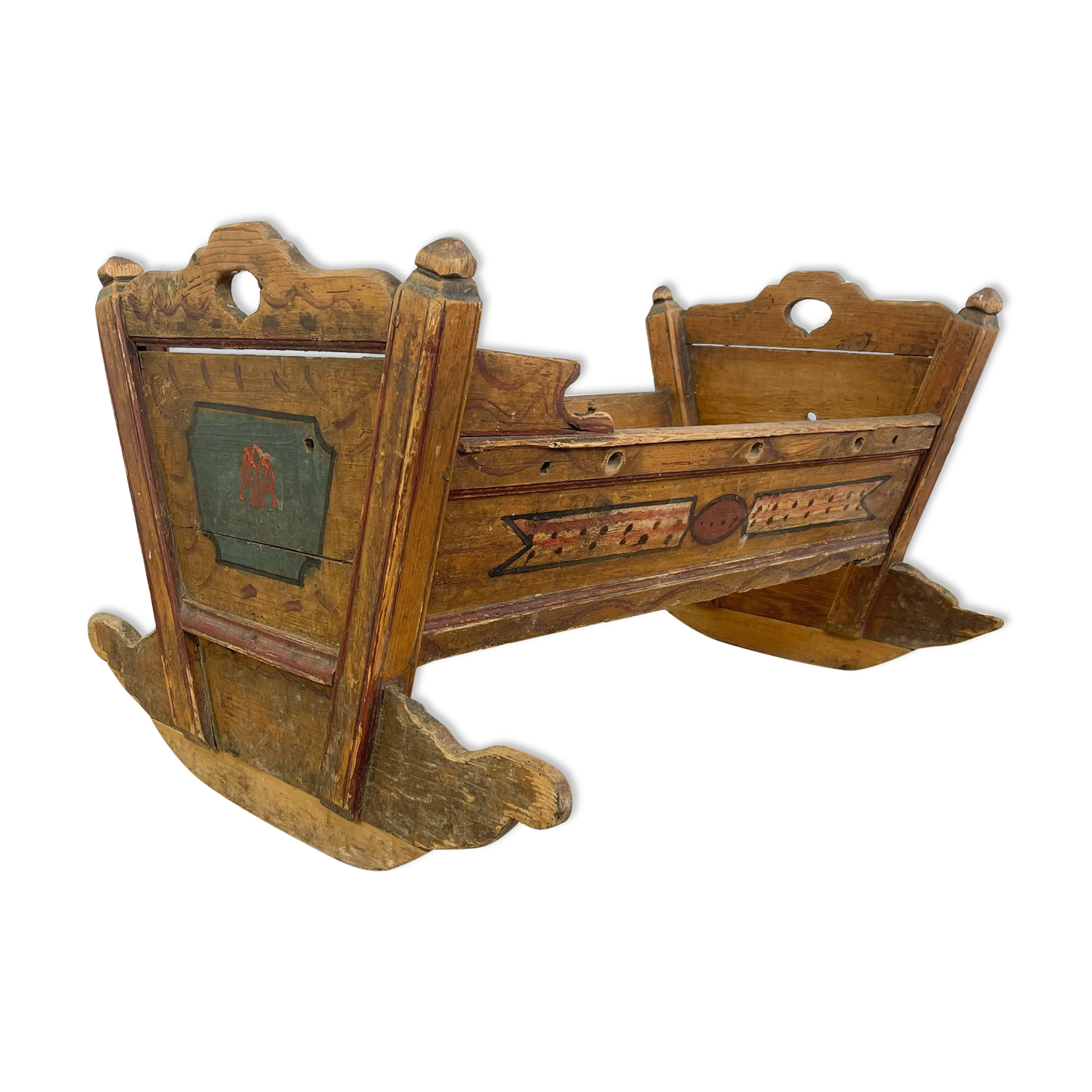 Berceau En Bois A Bascule Ancien Selency