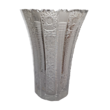 Vase en cristal taillé