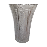 Vase en cristal taillé