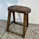 Industrial wooden stool