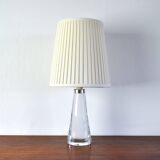 Scandinavian Modern White Glass Table Lamp by Carl Fagerlund for Orrefors