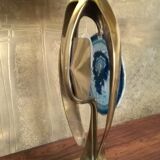Willy Daro brass lamp, 1970s