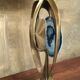 Willy Daro brass lamp, 1970s