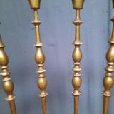 Pair of golden chairs Napoleon III
