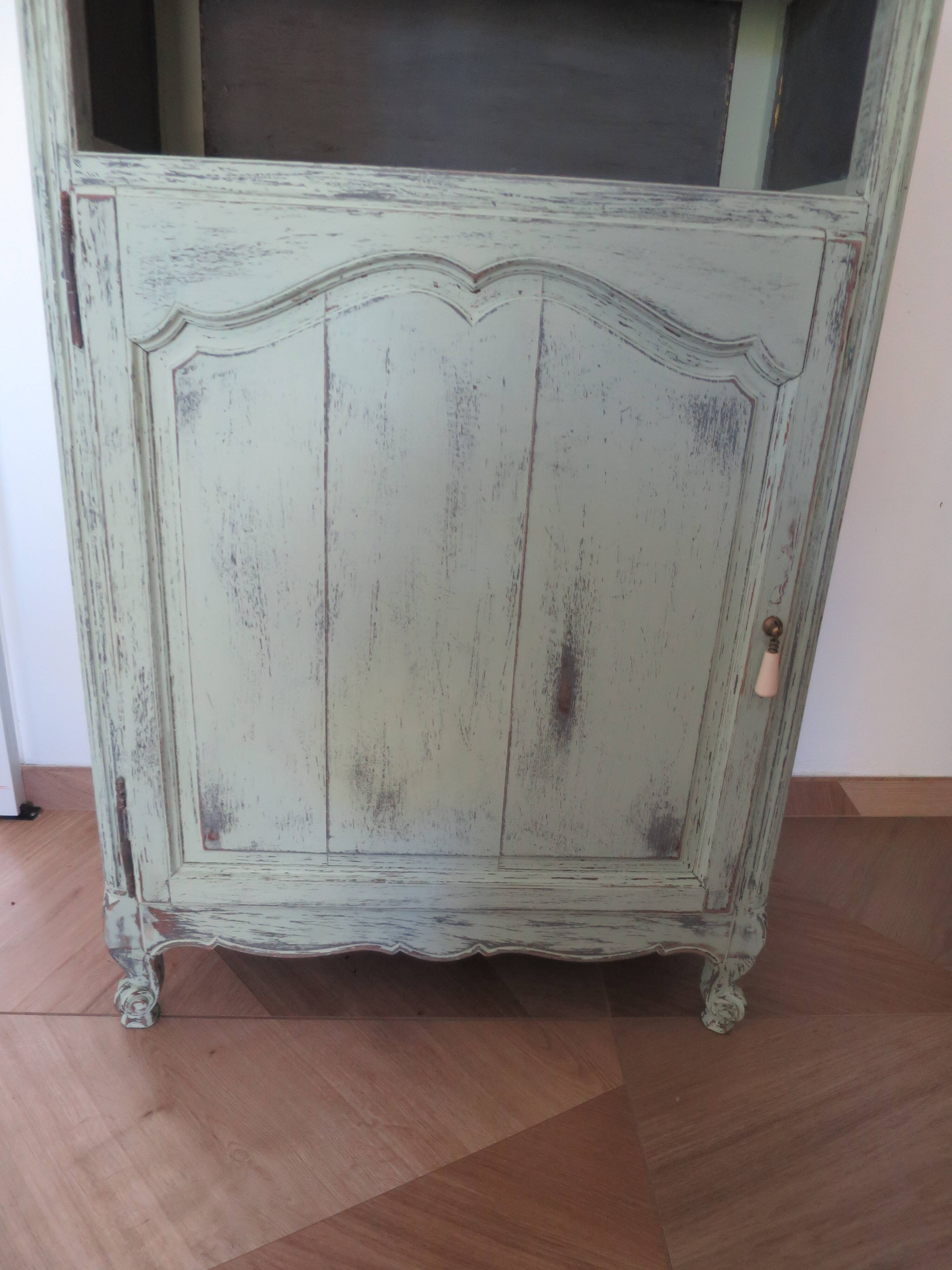 Vintage - Jam cupboard - Low sideboard - Rustic / Shabby chic - Solid wood