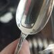 Set of 9 small silver spoons Henri Soufflot