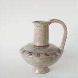 Large pottery vase, brutalist style, 1970.