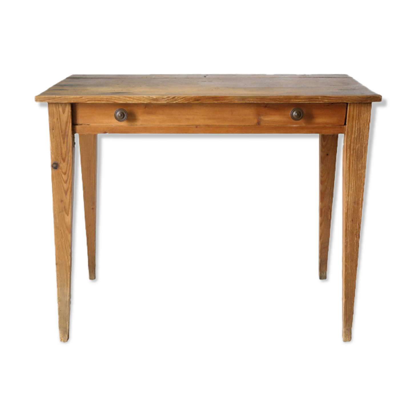 Farmhouse side table in old wood