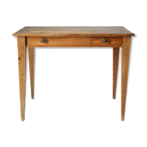 Table d'appoint de ferme en bois ancienne