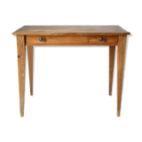 Farmhouse side table in old wood