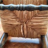 Chaise basse campagnarde