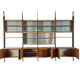 Unité murale modulaire vintage par Jitona, années 1960, ensemble de 4