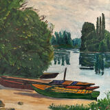 Boats in the Bois de Vincennes