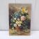 Oil on panel, bouquet of flowers, Pinot Vialet