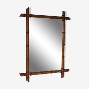 Miroir imitation bambou 770x567mm