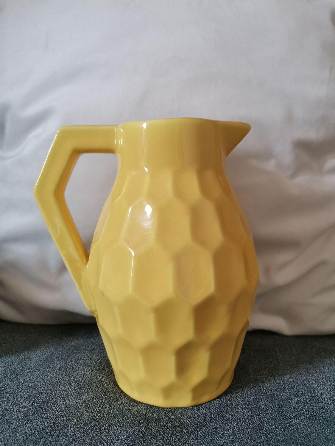 Yellow bee pitcher